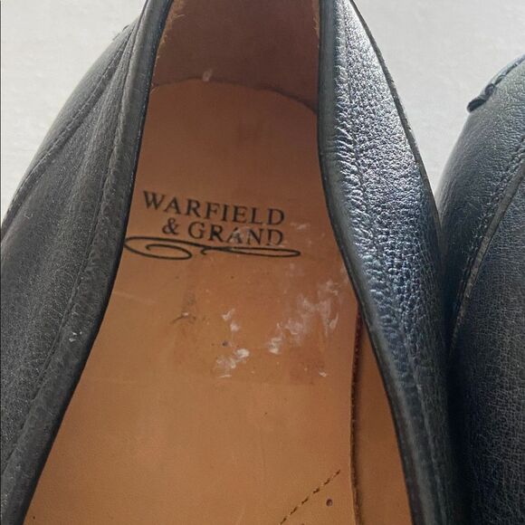 Warfield & Grand Black Leather Slip-On Loafers Horse bit Mark 84902 Men’s 11.5 main image 7